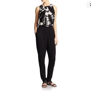 Gypsy 05 Women's Tie Dye Jersey Romper Jumpsuit long pants one piece Sz S